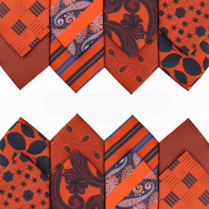 Men's Summer Orange Series Evening Dress Accessories Necktie - image 0