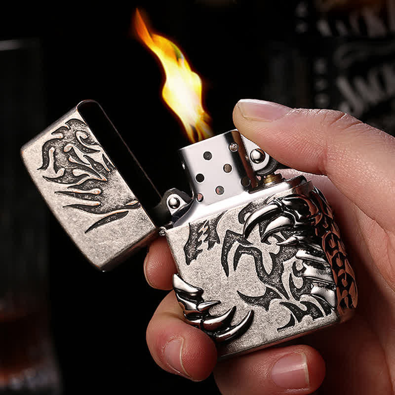 Dragon Claw Relief Refillable Kerosene Lighter - image 6
