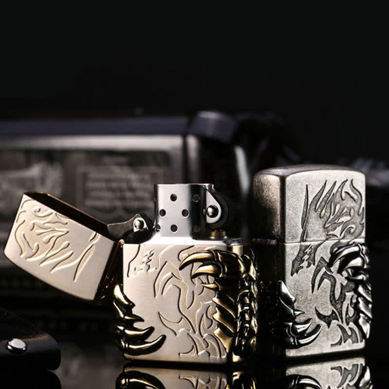 Dragon Claw Relief Refillable Kerosene Lighter - image 3