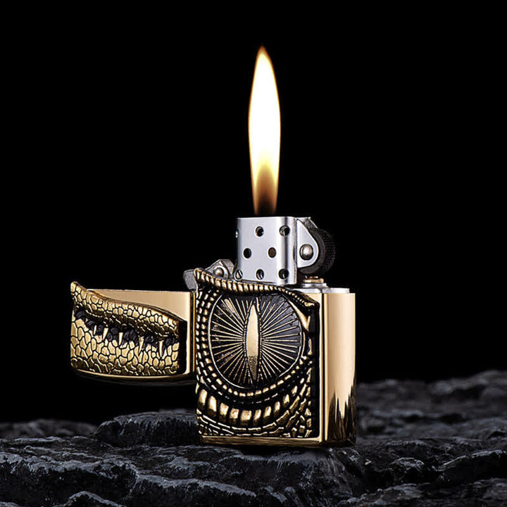 Awesome Dragon Eye Refillable Kerosene Lighter - image 1