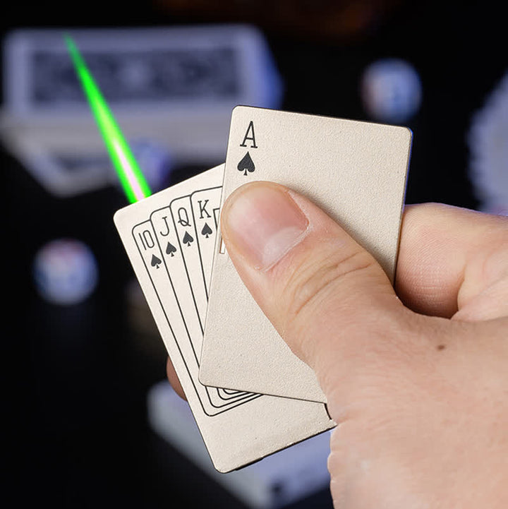 Poker Cards Personalized Custom Back Refillable Butane Lighter - image 11