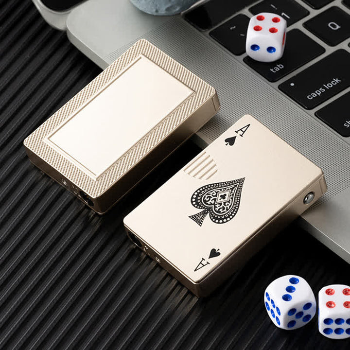 Poker Cards Personalized Custom Back Refillable Butane Lighter - image 7