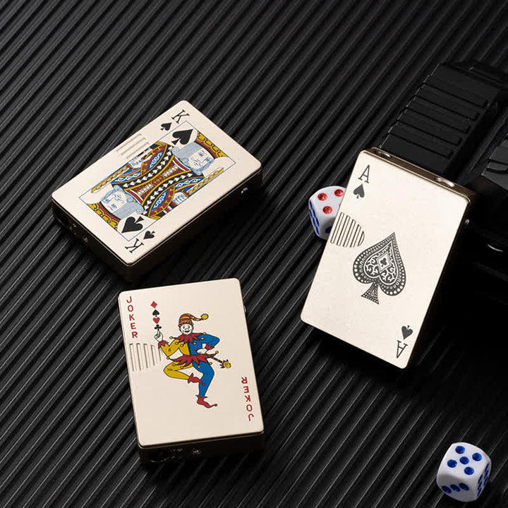 Poker Cards Personalized Custom Back Refillable Butane Lighter - image 22