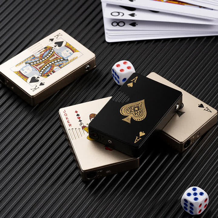 Poker Cards Personalized Custom Back Refillable Butane Lighter - image 21