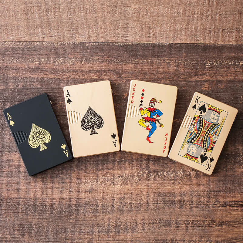 Poker Cards Personalized Custom Back Refillable Butane Lighter - image 5
