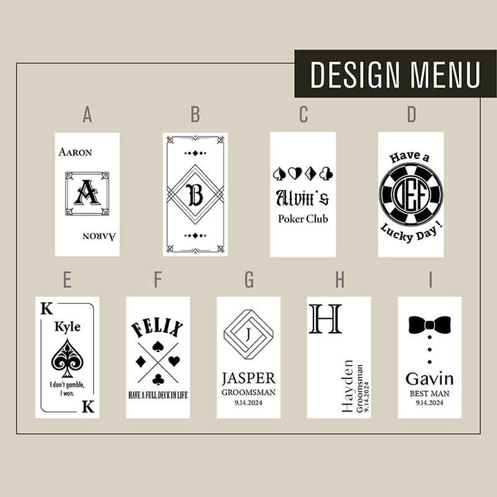 Poker Cards Personalized Custom Back Refillable Butane Lighter - image 2