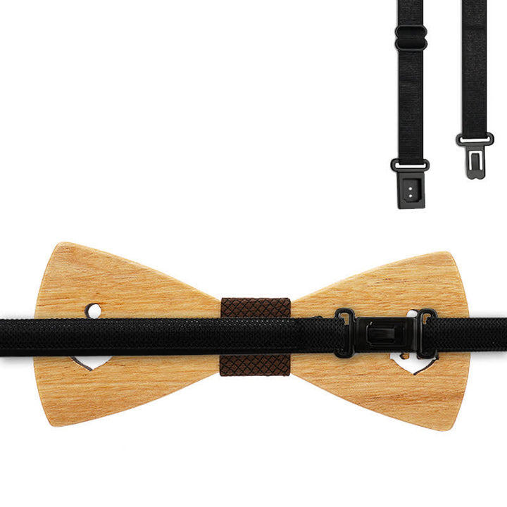 3Pcs Men's Hollow Boat Anchor Wooden Bow Tie Set - image 6