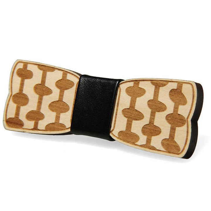 Men's Wedding Party Accessories Carved Wooden Bow Tie - Style #4 - image 8