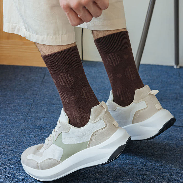 Solid Color Dotted Classic Cotton Crew Socks - image 14