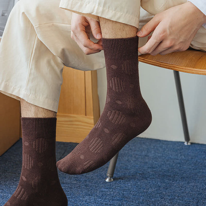Solid Color Dotted Classic Cotton Crew Socks - image 13