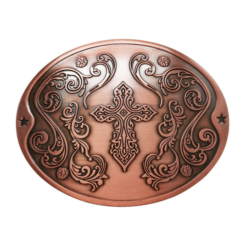 Men's DIY Cross Carving Creative Beer Holder Buckle Leather Belt - Antique Copper - Without Belt - Without Belt - image 19
