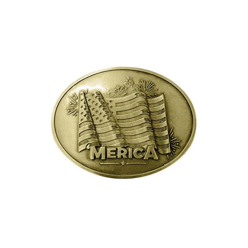 Men's DIY Merica Pride Flag Creative Beer Holder Buckle Leather Belt - Antique Bronze - Without Belt - Without Belt - image 13