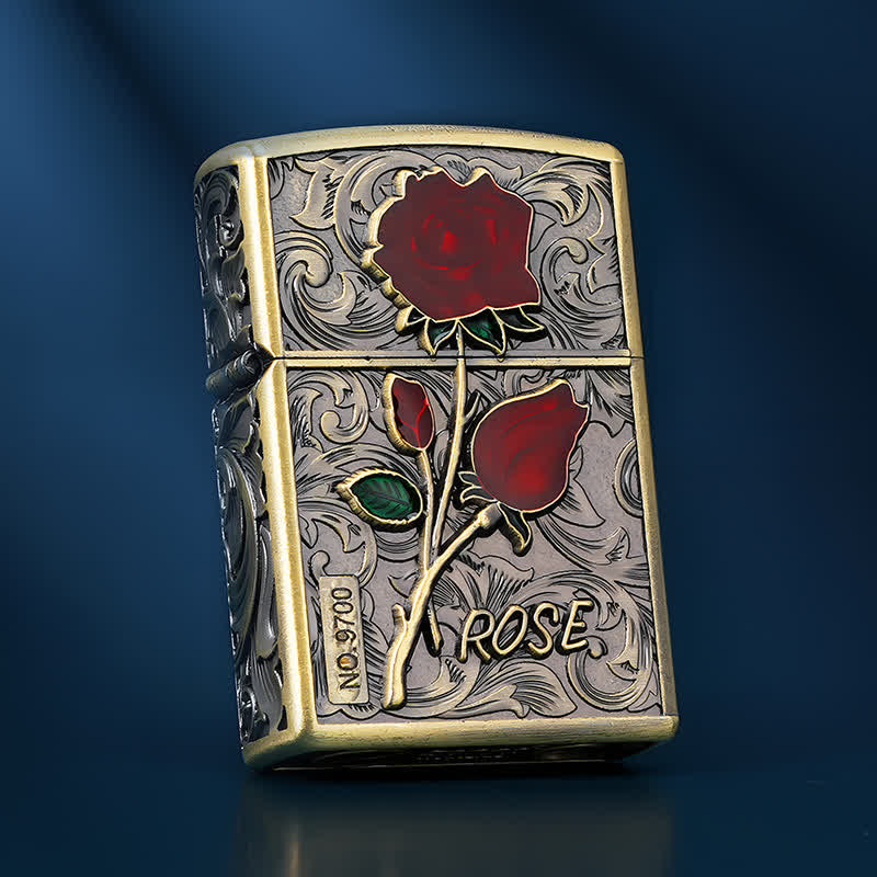 Rose DIY Hidden Knife Belt Buckle Lighter Ghost Goat Ring Bundle Set - image 3