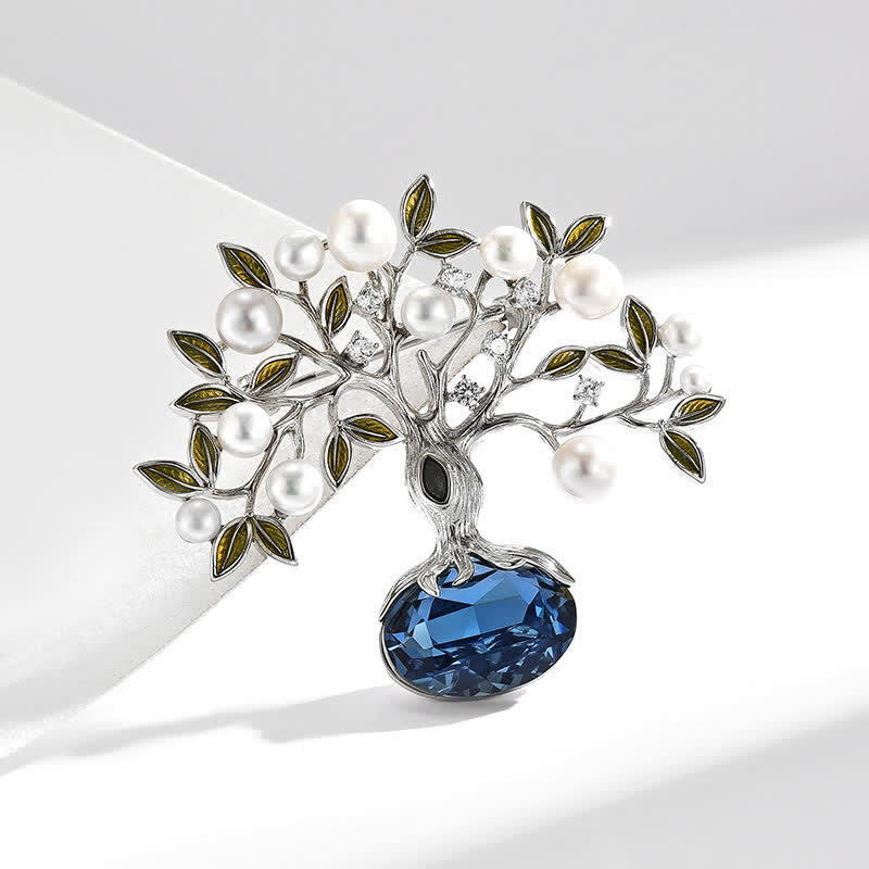 Women's Elegant Retro Flower The Tree of Life Brooch - image 4