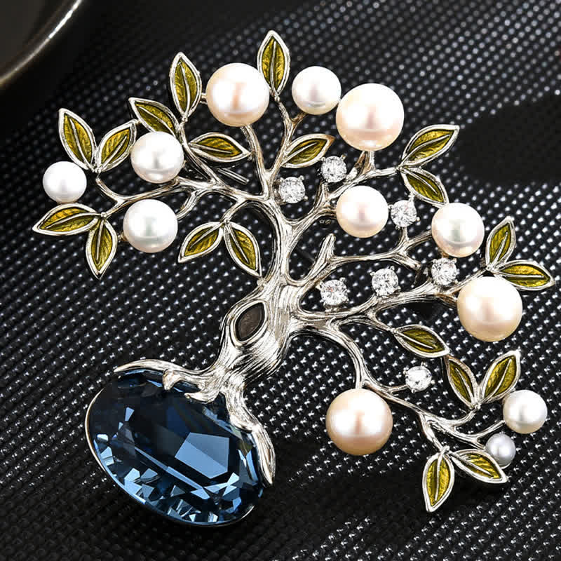 Women's Elegant Retro Flower The Tree of Life Brooch - image 2