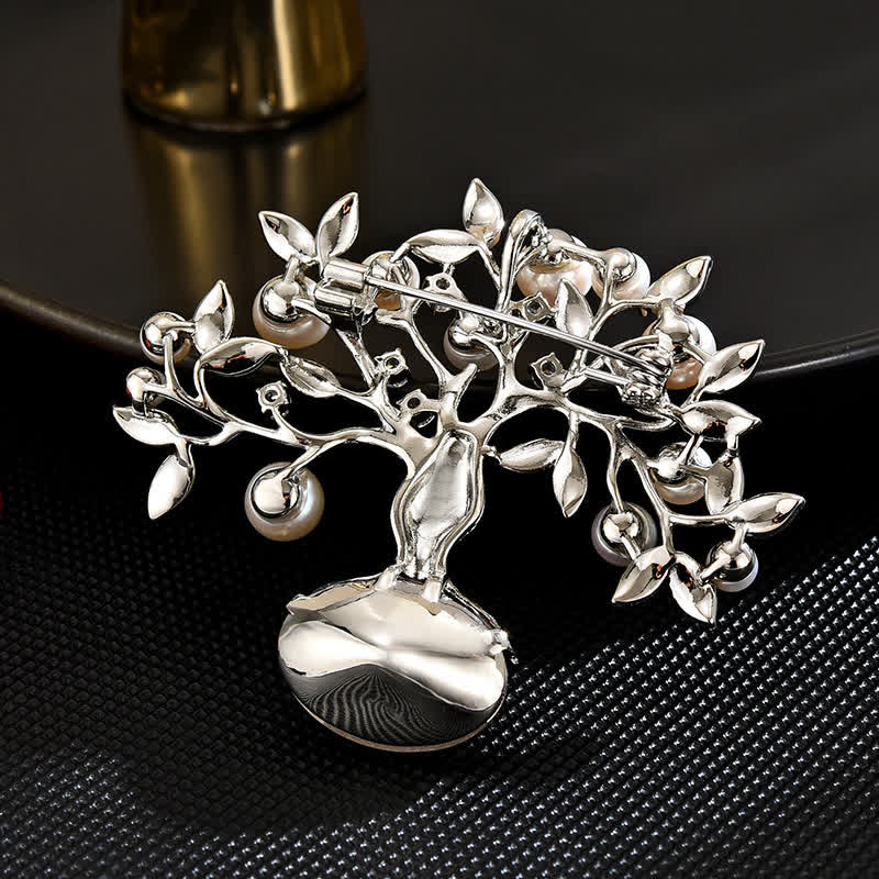 Women's Elegant Retro Flower The Tree of Life Brooch - image 3