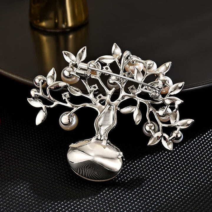 Women's Elegant Retro Flower The Tree of Life Brooch - image 3