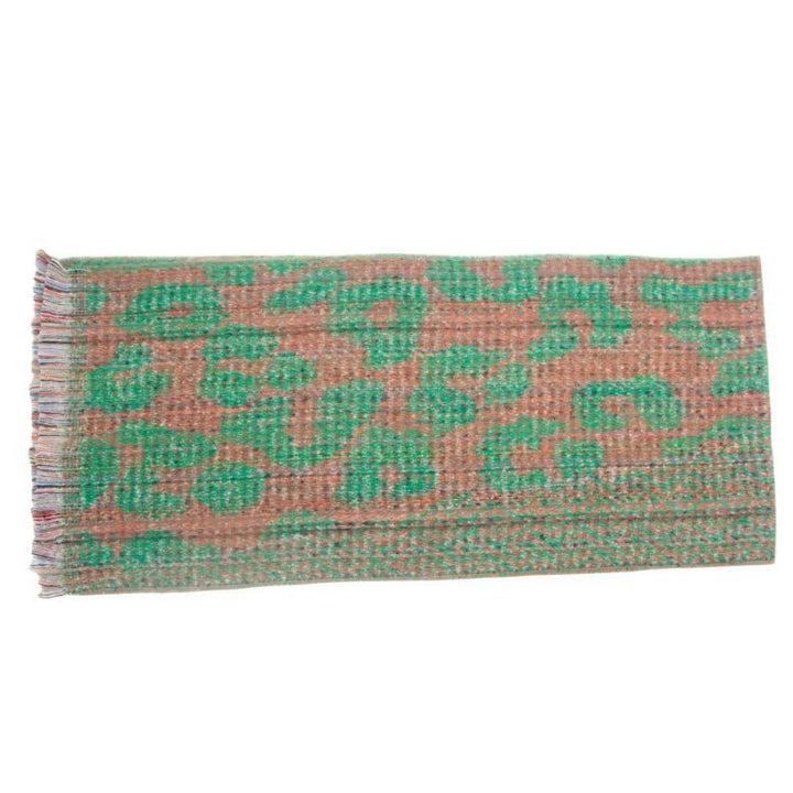Unisex Pretty Leopard Print Short Fringe Scarf - image 21