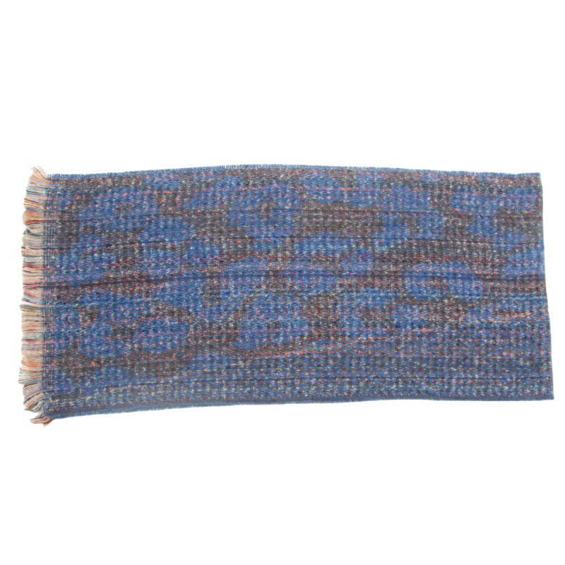 Unisex Pretty Leopard Print Short Fringe Scarf - image 11