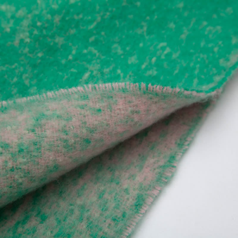 Unisex Gradient Color Tassels Cold Weather Roving Scarf - image 7