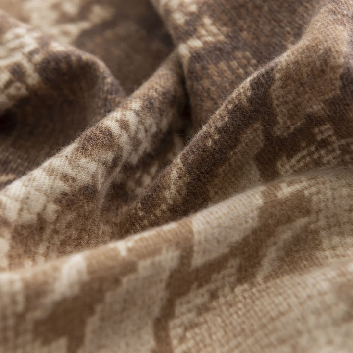 Women's Chic Street Style Snakeskin Print Scarf - image 8