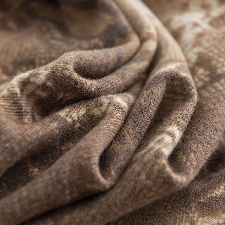 Women's Chic Street Style Snakeskin Print Scarf - image 7