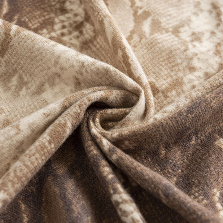 Women's Chic Street Style Snakeskin Print Scarf - image 6