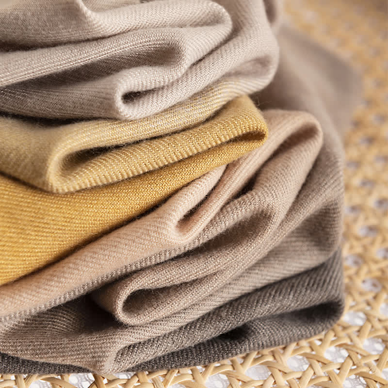 Women's Simple Versatile Gradient Solid Color Scarf - image 5
