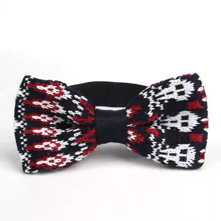 Men's Exotic Ethnic Style Knitted Bow Tie - Style #1 - image 0