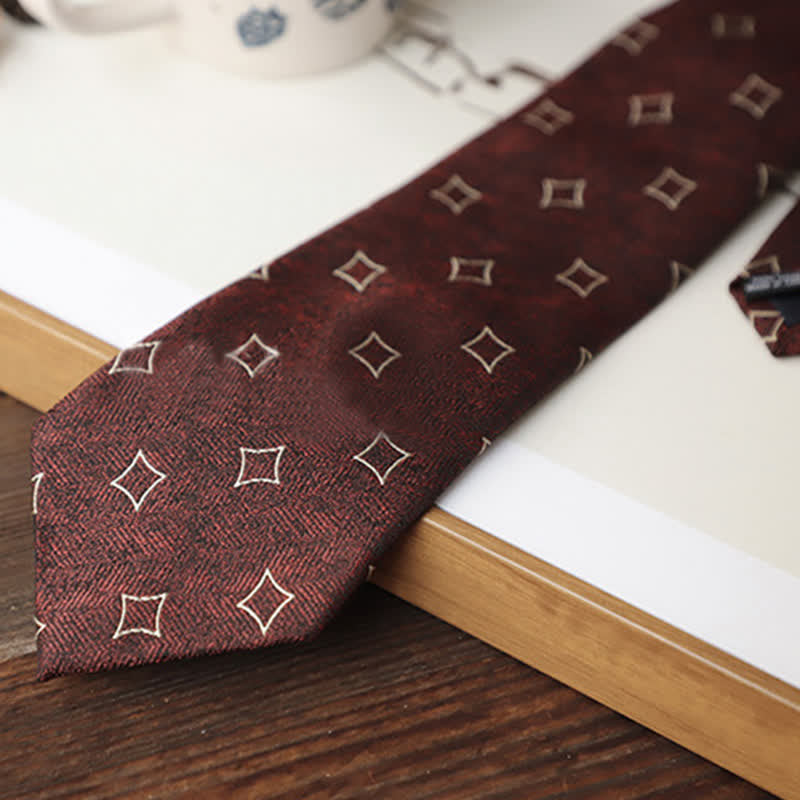 Men's Navy Cartoon Penguin Pattern Necktie - image 6
