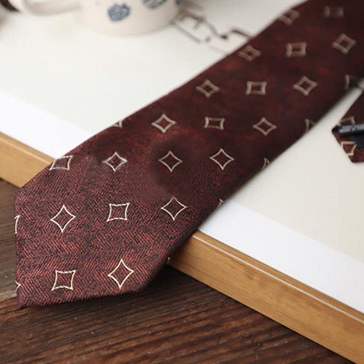 Men's Navy Cartoon Penguin Pattern Necktie - image 6