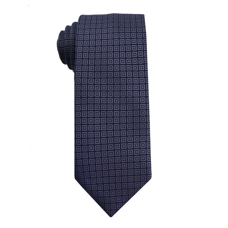 Men's Advanced Navy Blue Series Business Necktie - Style #5 - image 6