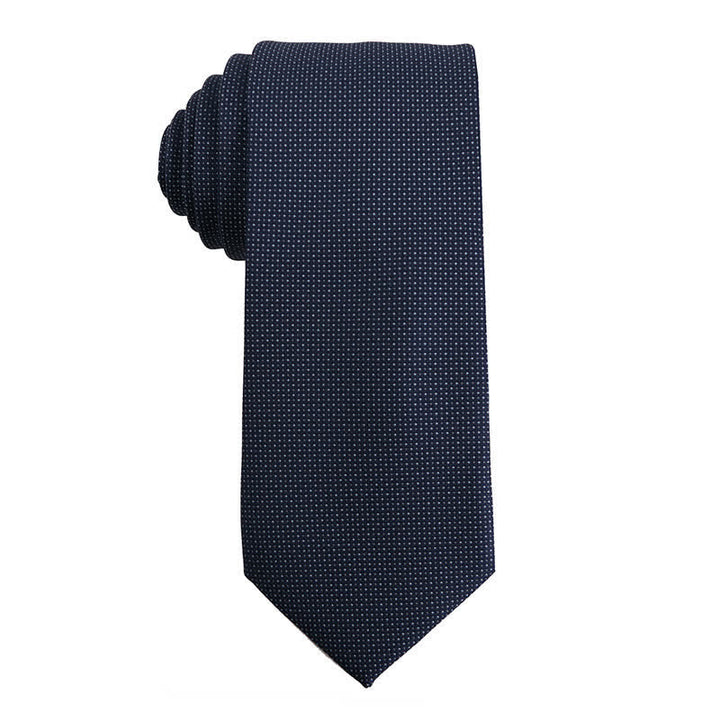 Men's Advanced Navy Blue Series Business Necktie - Style #6 - image 7