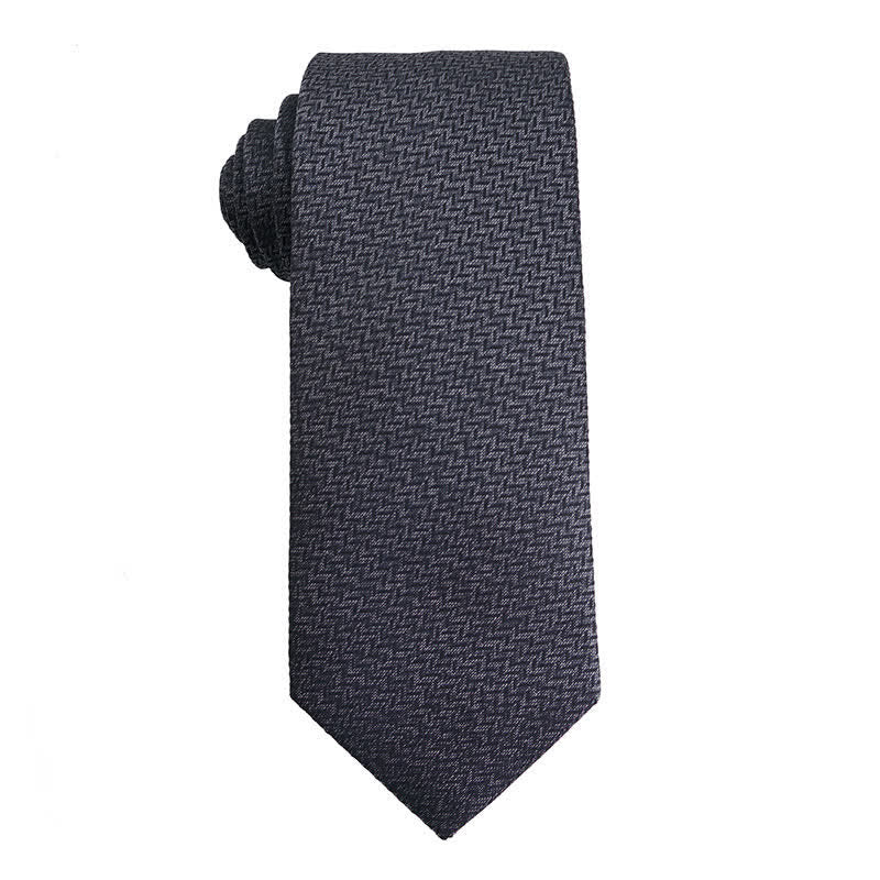 Men's Advanced Navy Blue Series Business Necktie - Style #3 - image 4