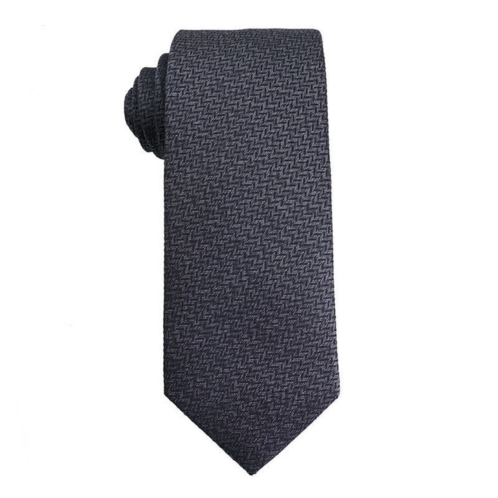 Men's Advanced Navy Blue Series Business Necktie - Style #3 - image 4