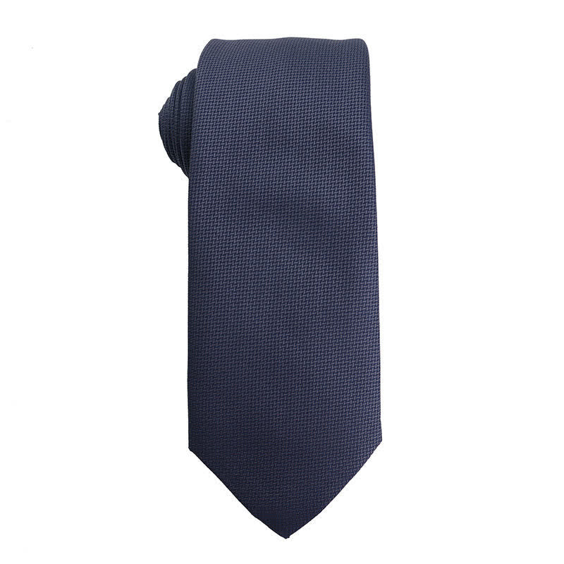 Men's Advanced Navy Blue Series Business Necktie - Style #7 - image 8