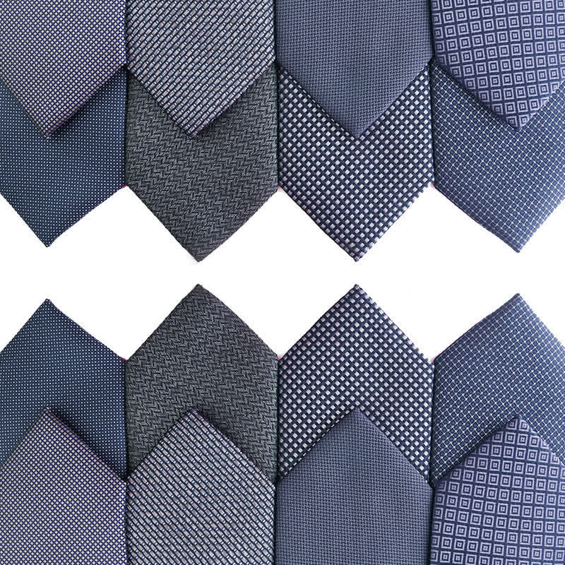 Men's Advanced Navy Blue Series Business Necktie - image 0