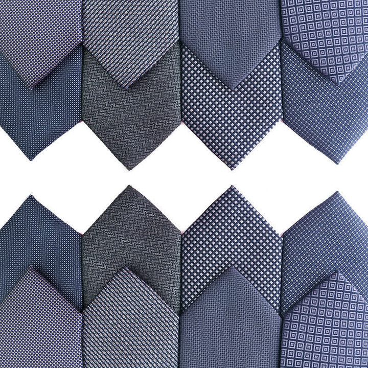 Men's Advanced Navy Blue Series Business Necktie - image 0