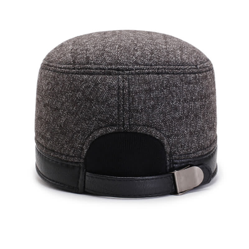 Winter Warm Earmuffs Casual Flat Top Hat - image 6