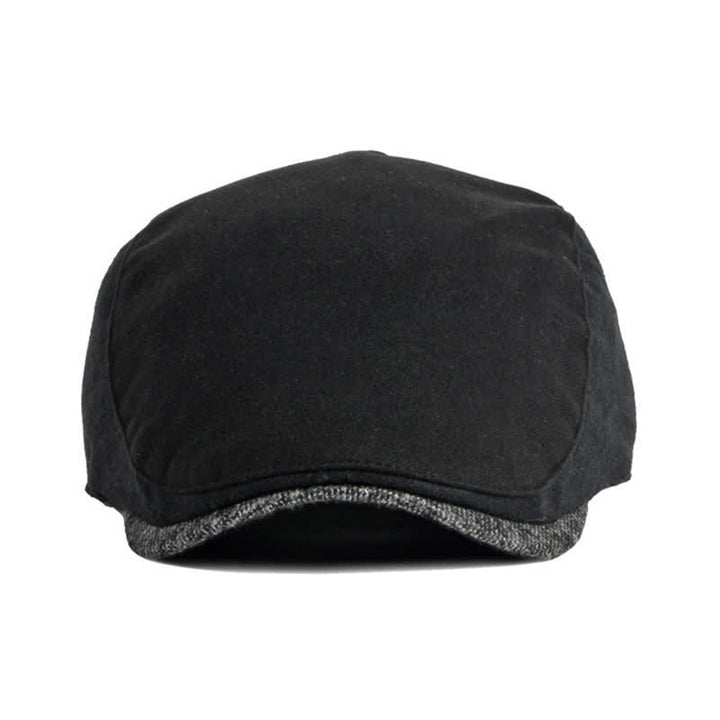 Simple Classic Patchwork Beret Hat - image 8