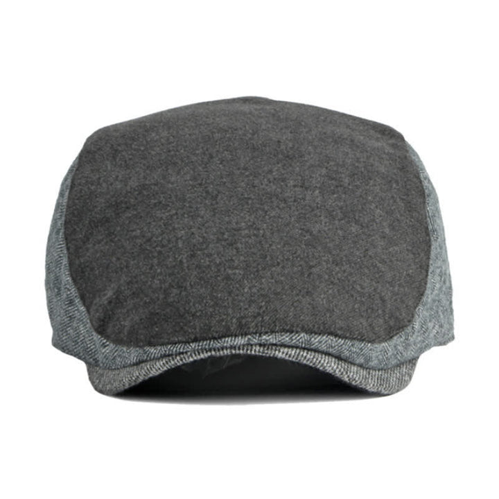 Simple Classic Patchwork Beret Hat - image 2