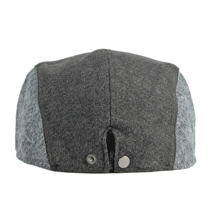 Simple Classic Patchwork Beret Hat - image 5