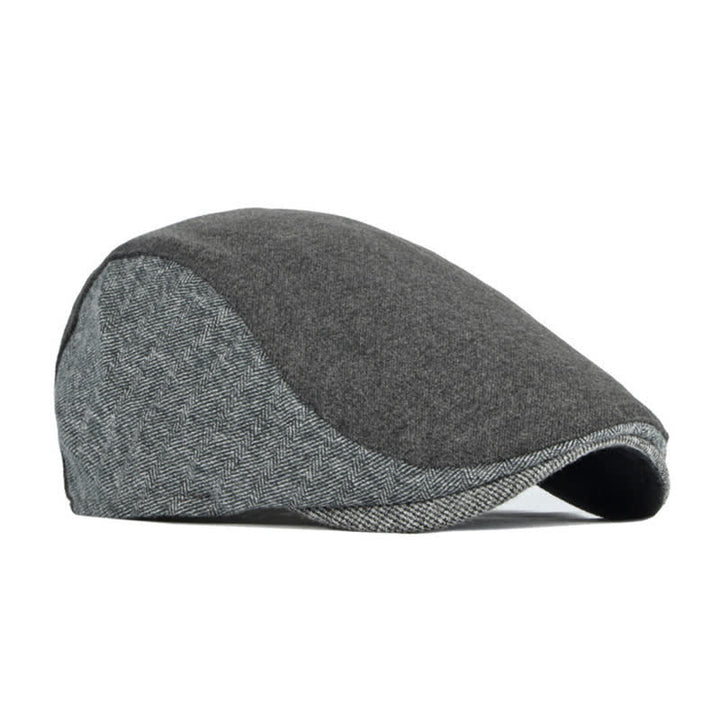 Simple Classic Patchwork Beret Hat - image 3