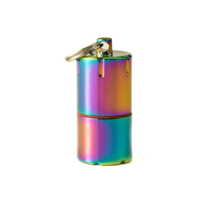 Mini Capsule Portable Refill Pendant Kerosene Lighter - Colorful - image 11
