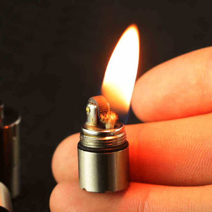 Mini Capsule Portable Refill Pendant Kerosene Lighter - image 5