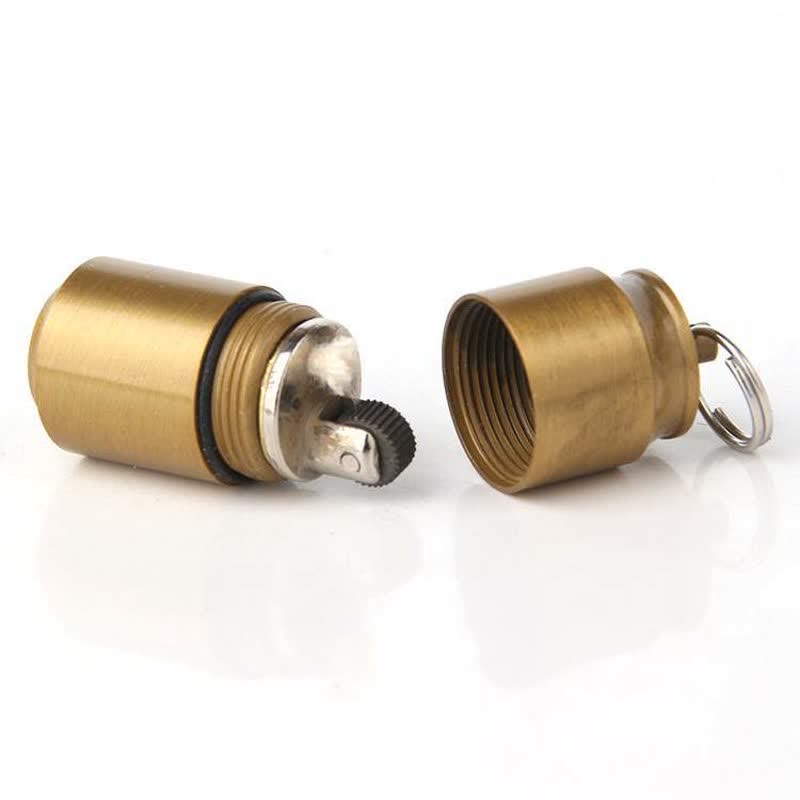 Mini Can Shape Refillable Pendant Kerosene Lighter - image 7