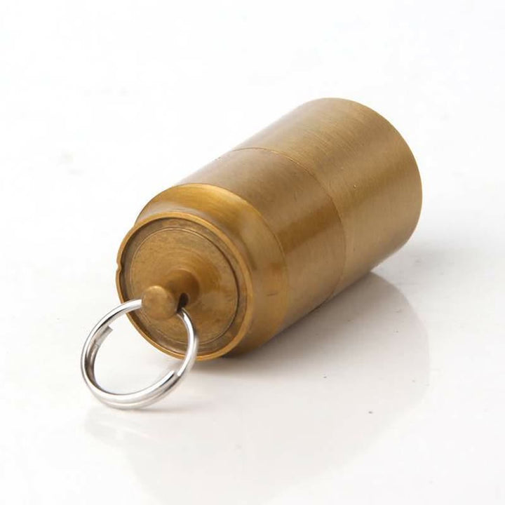 Mini Can Shape Refillable Pendant Kerosene Lighter - image 6