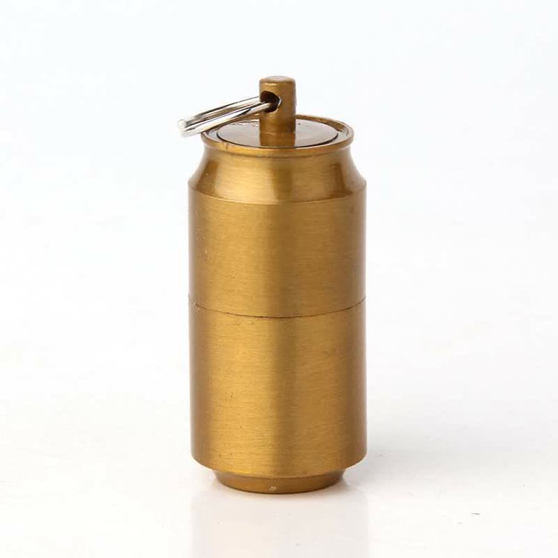 Mini Can Shape Refillable Pendant Kerosene Lighter - image 4