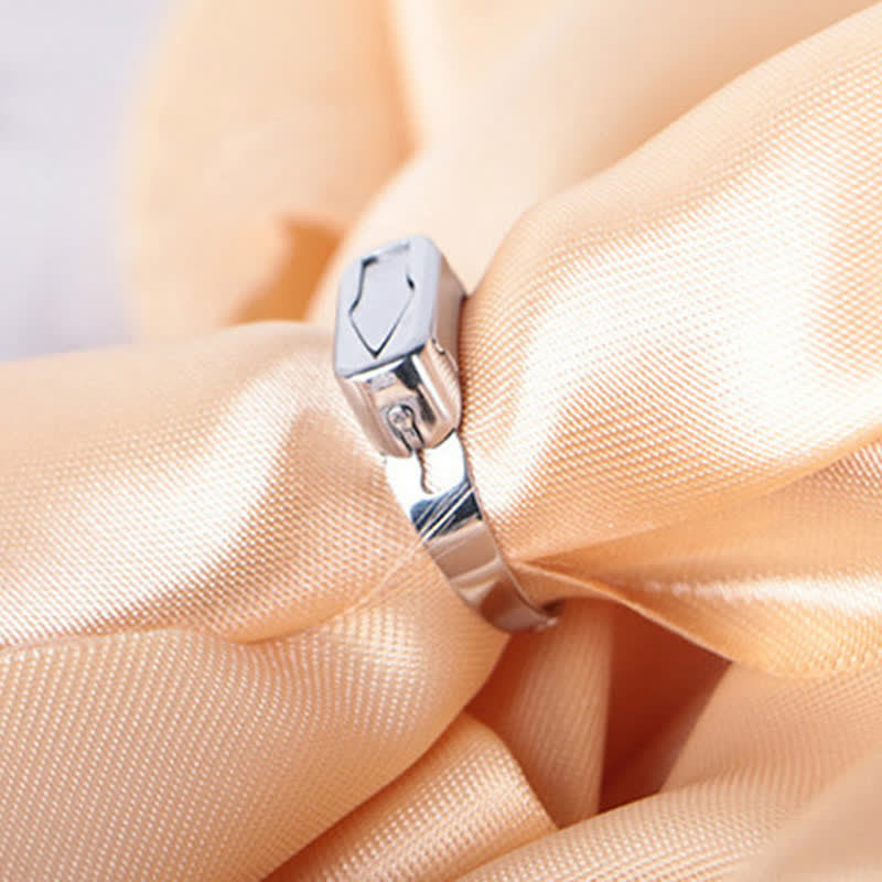Multi-Functional Hidden Knife Opening Adjustable Ring - image 2