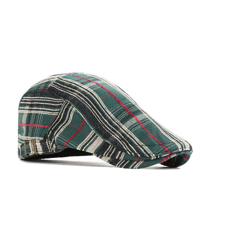 Scotticize Style Checkered Peaked Beret Hat - image 5